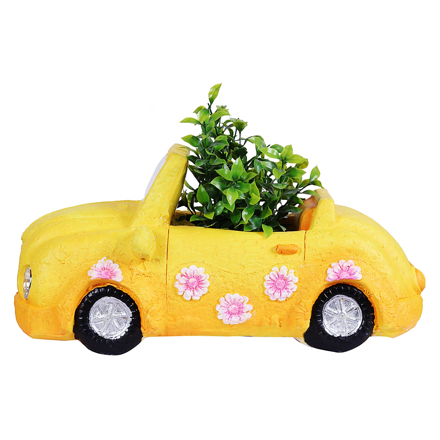 Yellow Car planter - myBageecha