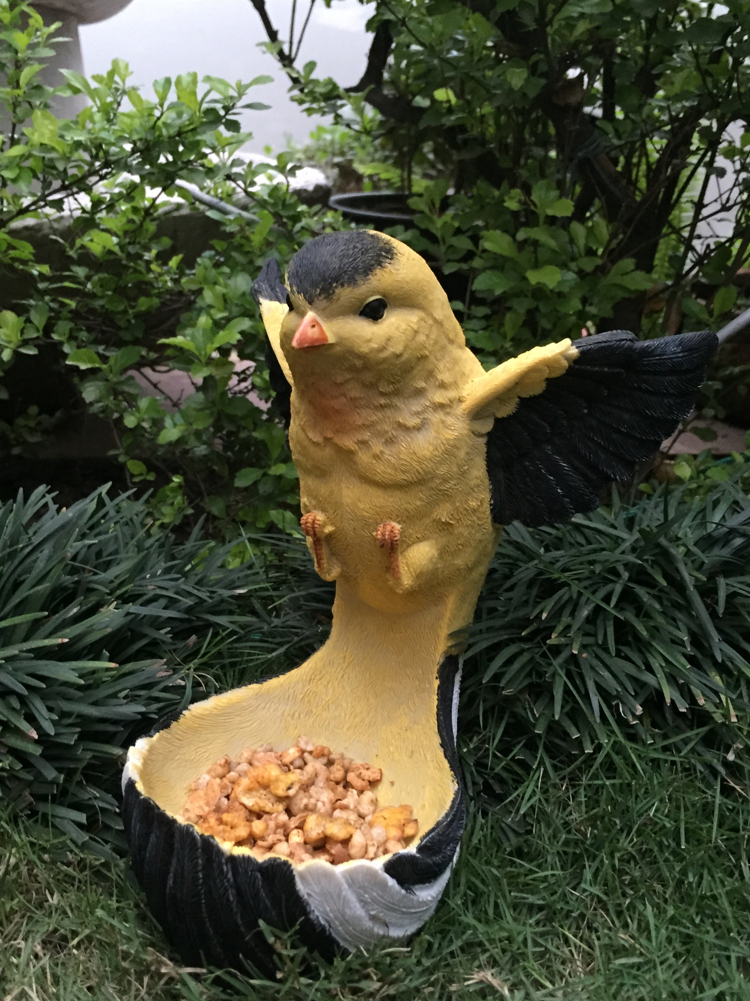 Yellow Bird Feeder - myBageecha