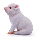 Set of 2 : Cute Piggy Standing & Sitting Resin Decor