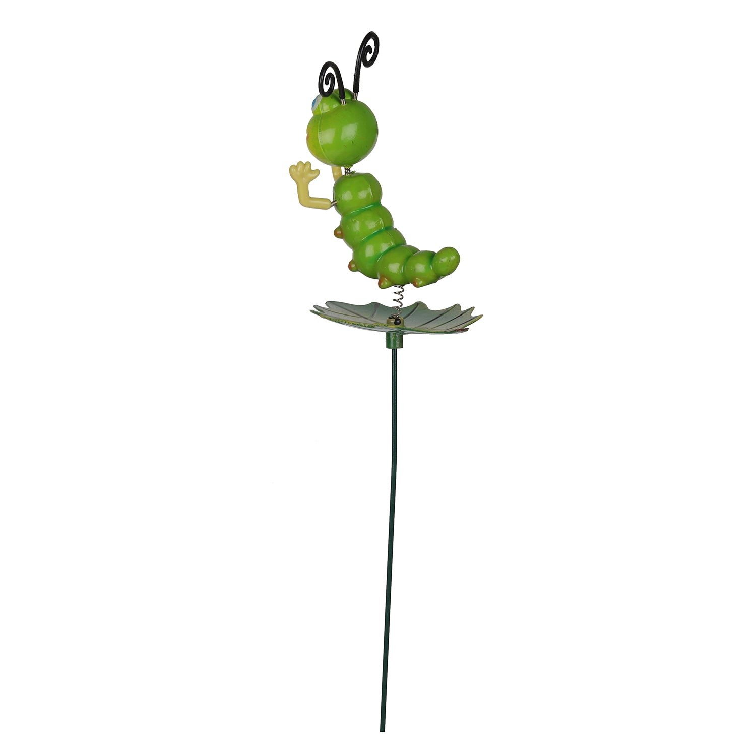 caterpillar Garden Stake on leaf (SET of 2) - myBageecha