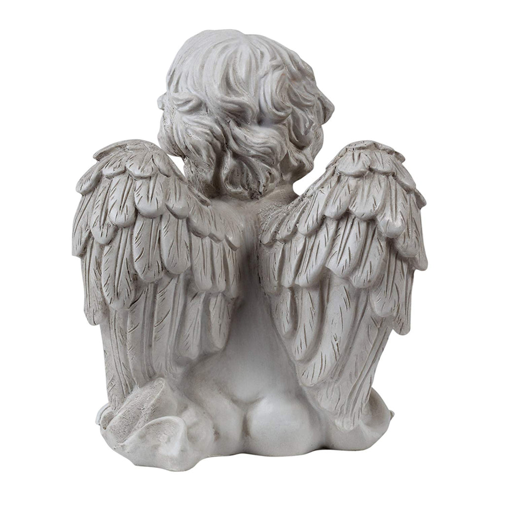 Wonderland 9 Inch Height Angel / Cherub Statue ( Home & Garden Use Decor Table Garden Gift Gifting) - myBageecha