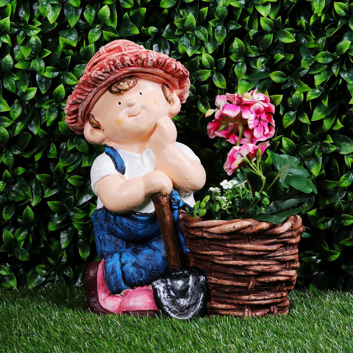 Farm Boy with Spade Planter - myBageecha