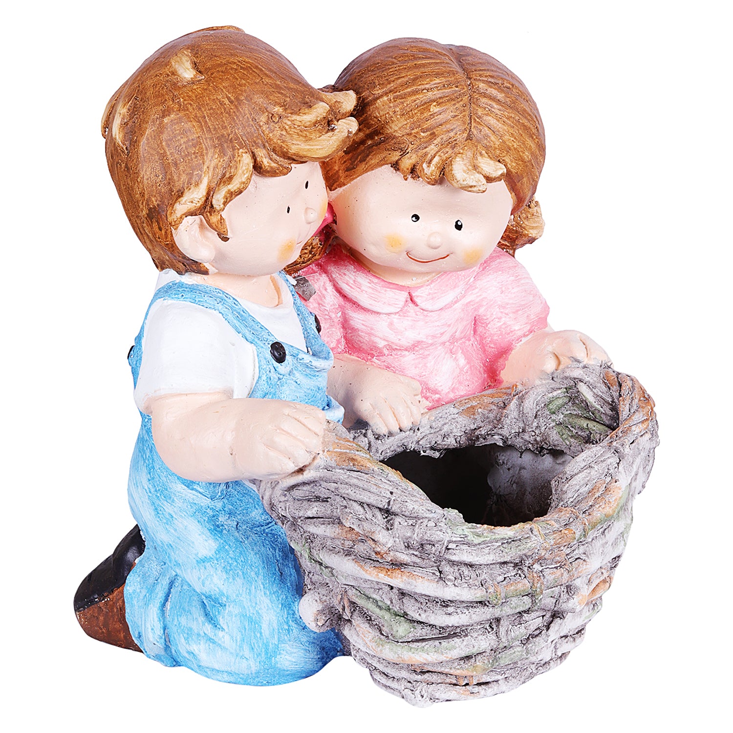 Lovely Kids standing together planter - myBageecha