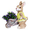 Bunny Pushing & Pulling Trolley with Pot