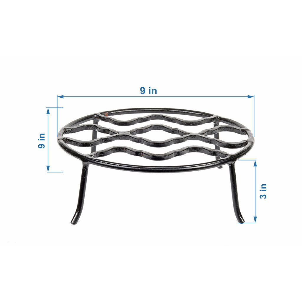 Wavy Wrought Iron Small Planter Stand - myBageecha