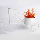 Small White Bicycle Planter Garden Essentials myBageecha - myBageecha