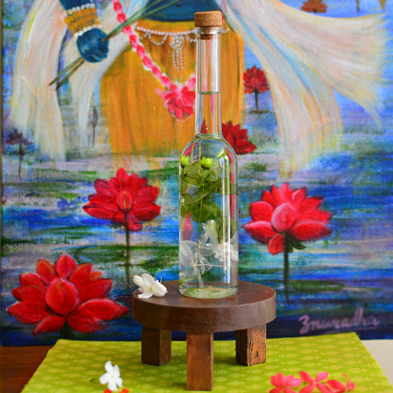 Contrasting Symphony Preserved Flower Tabletop