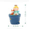 Cute Prince Sitting with Fox Resin Succulent Pot