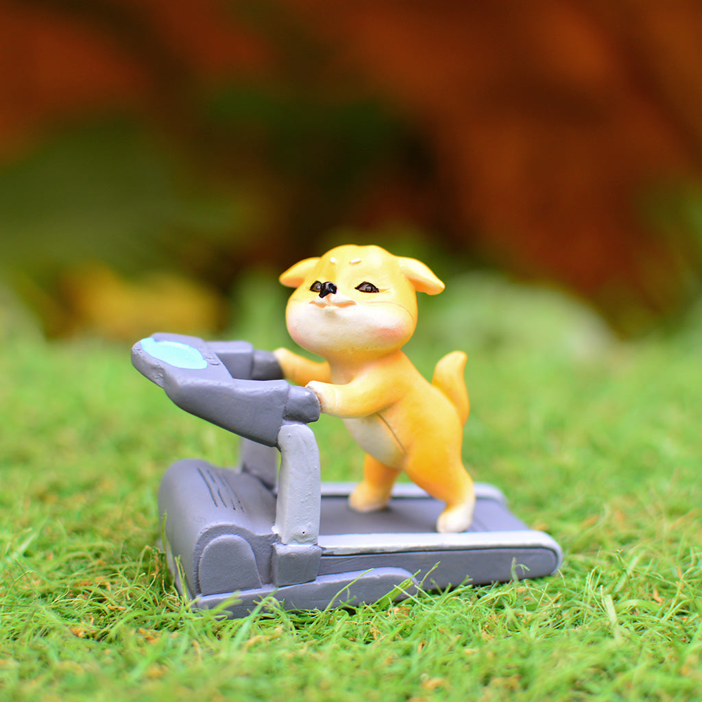 Miniature Cute Corgi Dog on Treadmill - myBageecha