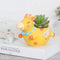 Set of 4 Cute Flying Animals Resin Succulent Pots