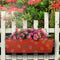 Hand Painted Metal Rectangular Balcony Planter Garden Essentials myBageecha - myBageecha
