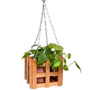 Hanging Fence Style Wooden Planter