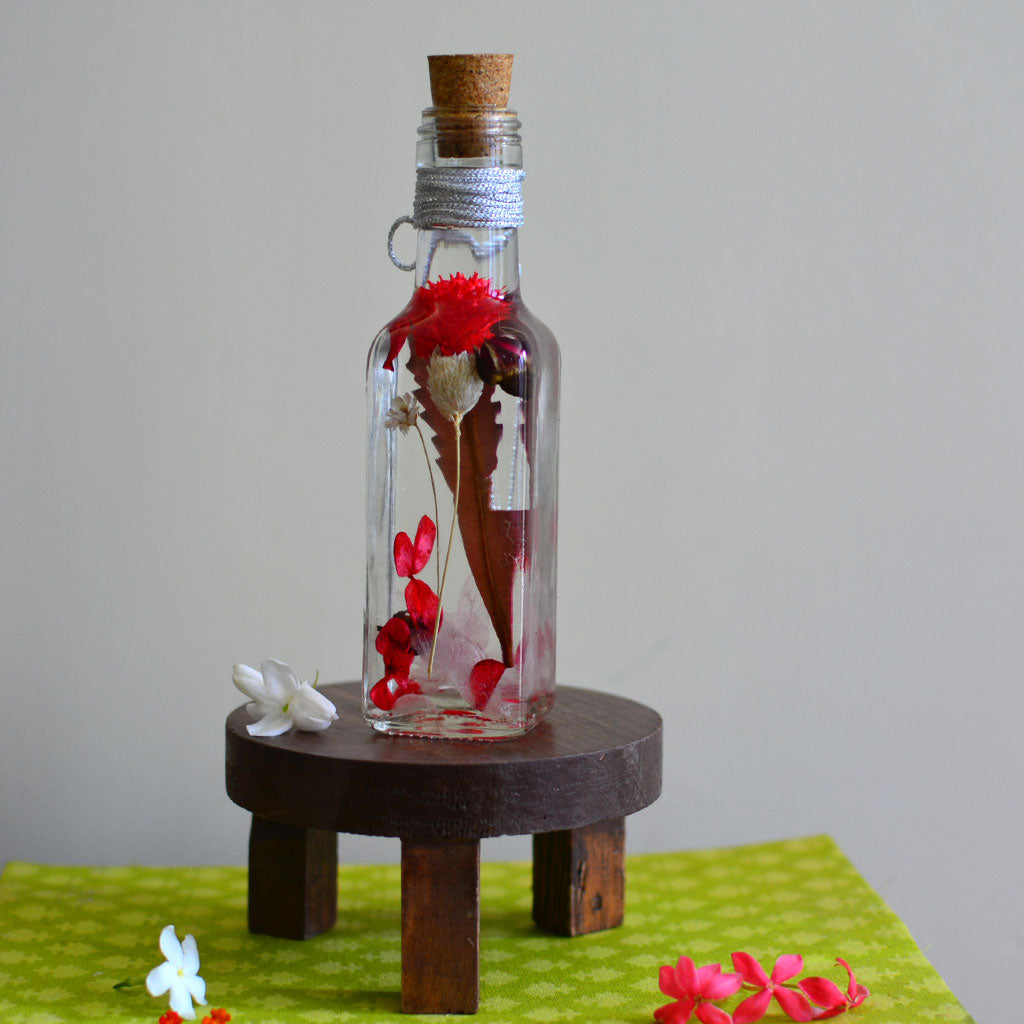 Lucent Cherry Preserved Flower Tabletop - myBageecha