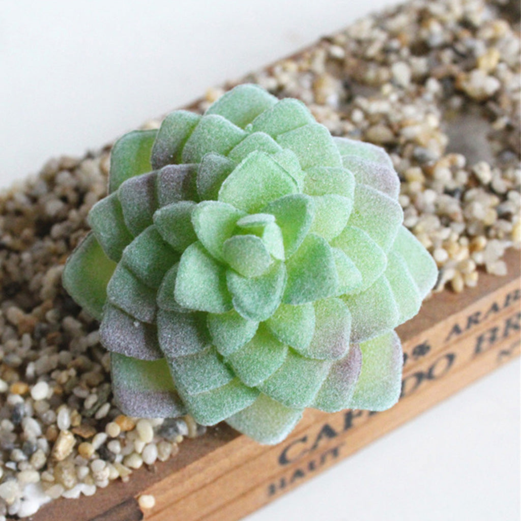 Artificial Dotted Rosette Succulent Imitation Plant - myBageecha