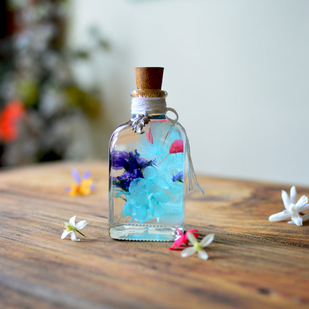 Sapphire Symphony Preserved Flower Tabletop