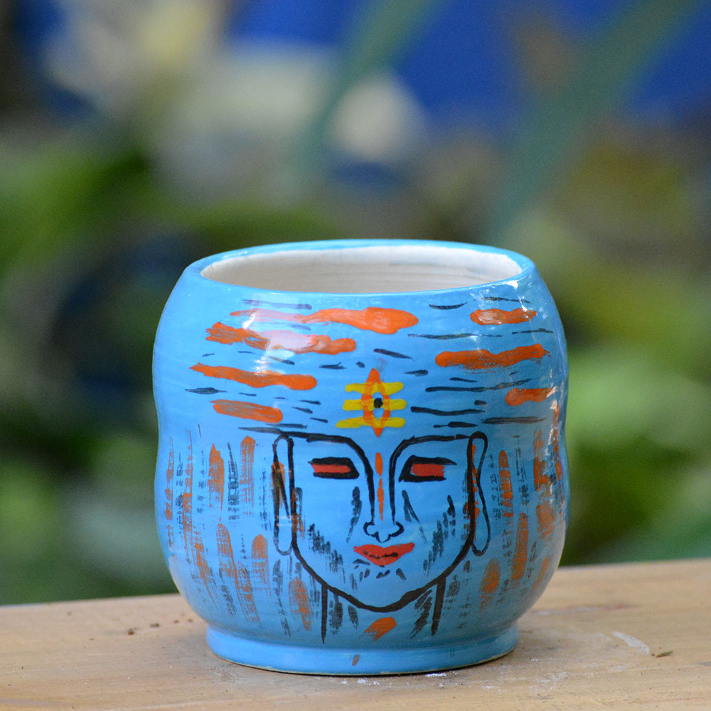 Spiritual State Ceramic Pot - myBageecha
