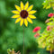 Stained Glass Sunflower Garden Stick