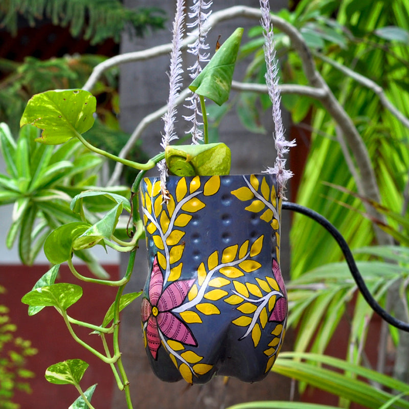 Hand-painted Vertical Pot Garden Essentials myBageecha - myBageecha